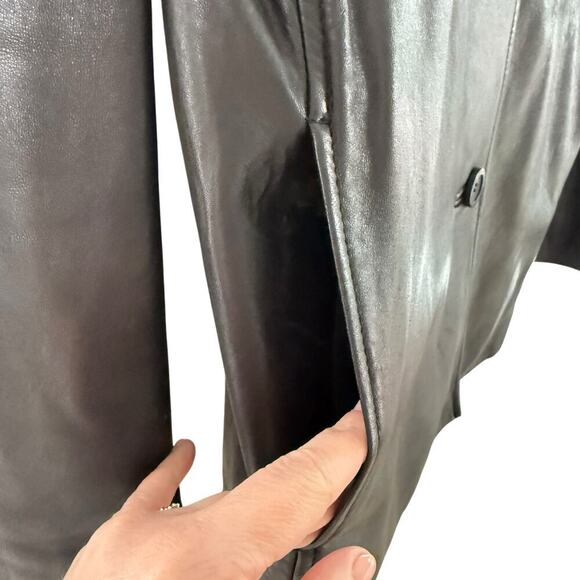 Adler Collection Black Genuine Leather Jacket NZ‎ Lambskin Fully Lined, Large - Picture 8 of 14